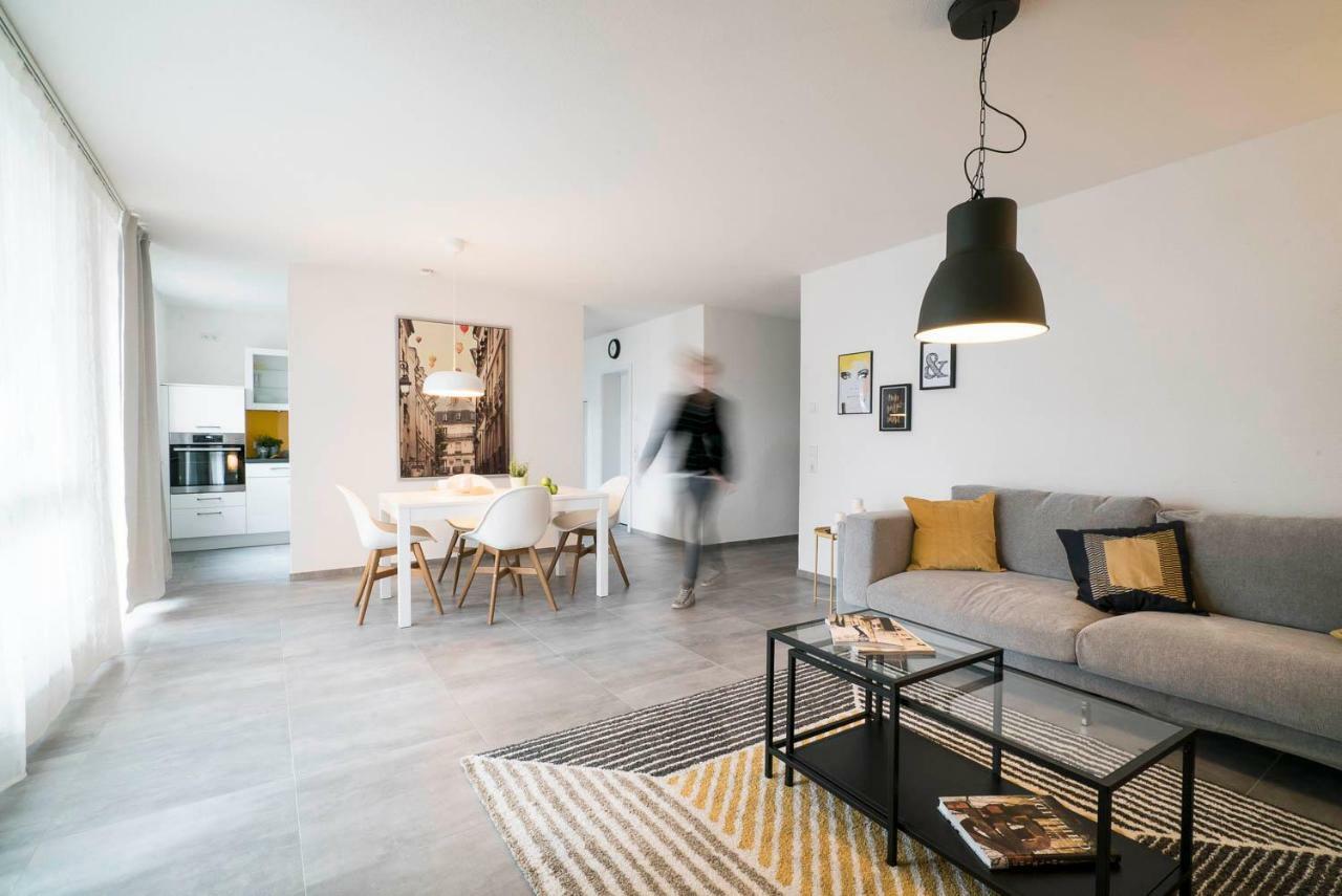 Apartwehr Business&Ferien Apartment Gelb Luaran gambar